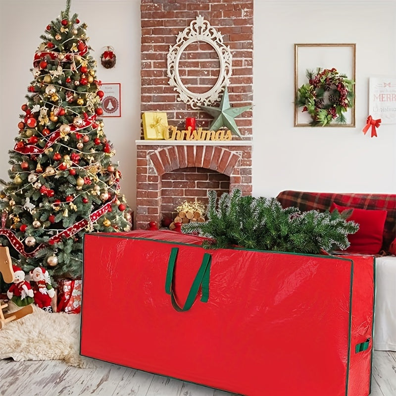 Extra-Large & Heavy-Duty Christmas Tree Storage Bag – Foldable, Lightweight, Zippered Organizer with Handles for Easy Storage