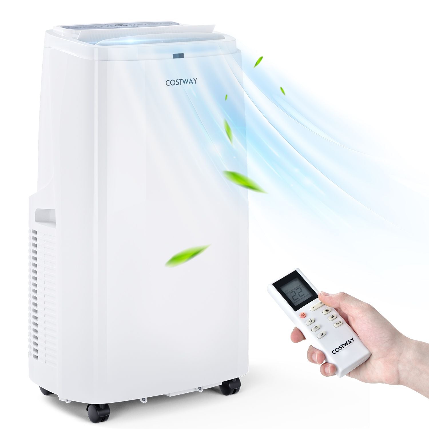 9000/12000 BTU Portable Air Conditioner with Remote Control