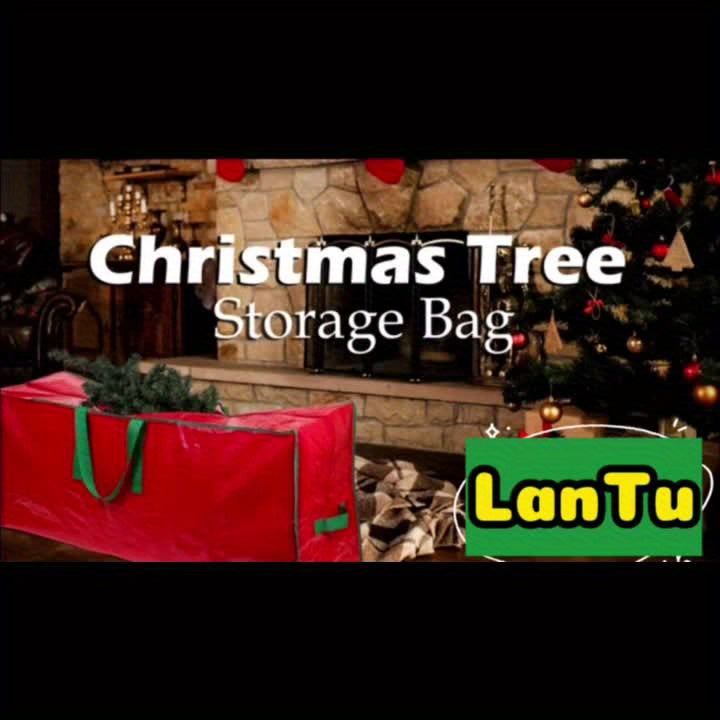 Extra-Large & Heavy-Duty Christmas Tree Storage Bag – Foldable, Lightweight, Zippered Organizer with Handles for Easy Storage