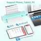 Portable Bluetooth Phone Printer for Home Use - A4 Size