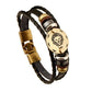 Zodiac Signs Leather Bracelet