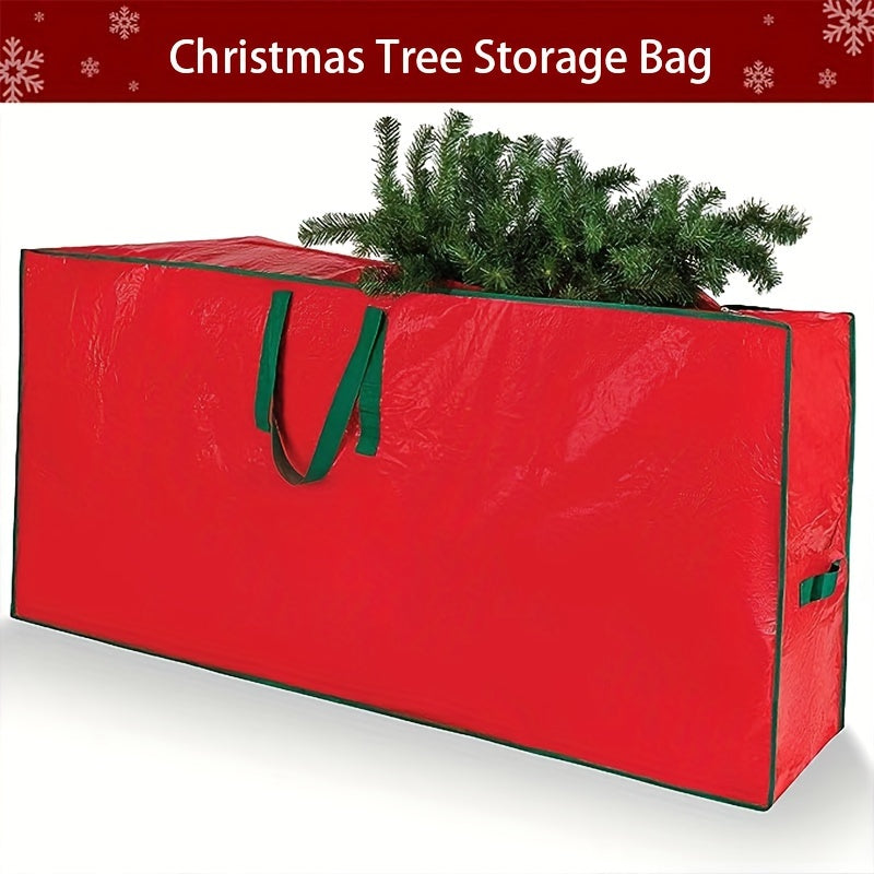 Extra-Large & Heavy-Duty Christmas Tree Storage Bag – Foldable, Lightweight, Zippered Organizer with Handles for Easy Storage