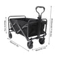 High Performance Utility Beach Wagon Cart Collapsible Folding Heavy Duty Utility Beach Wagon Outdoor Garden