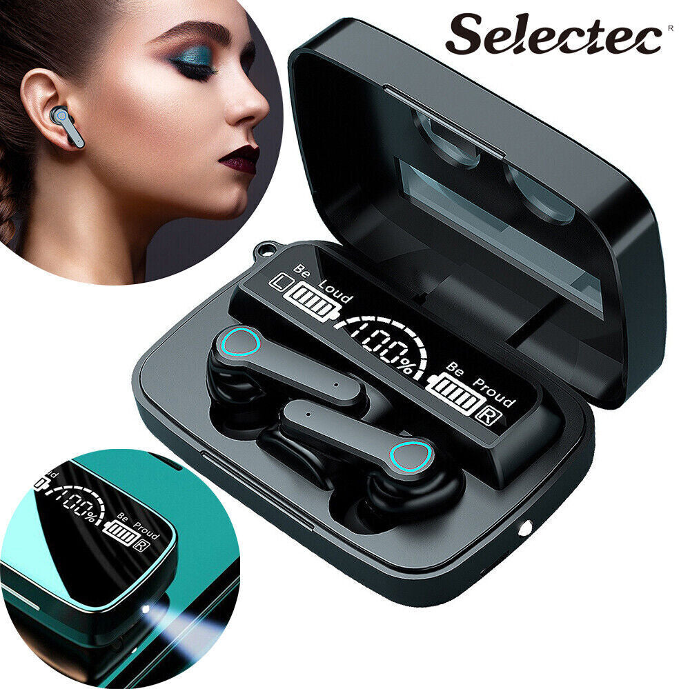 Bluetooth Wireless Headphones Earphones Mini In-Ear Pods for Iphone Android M19