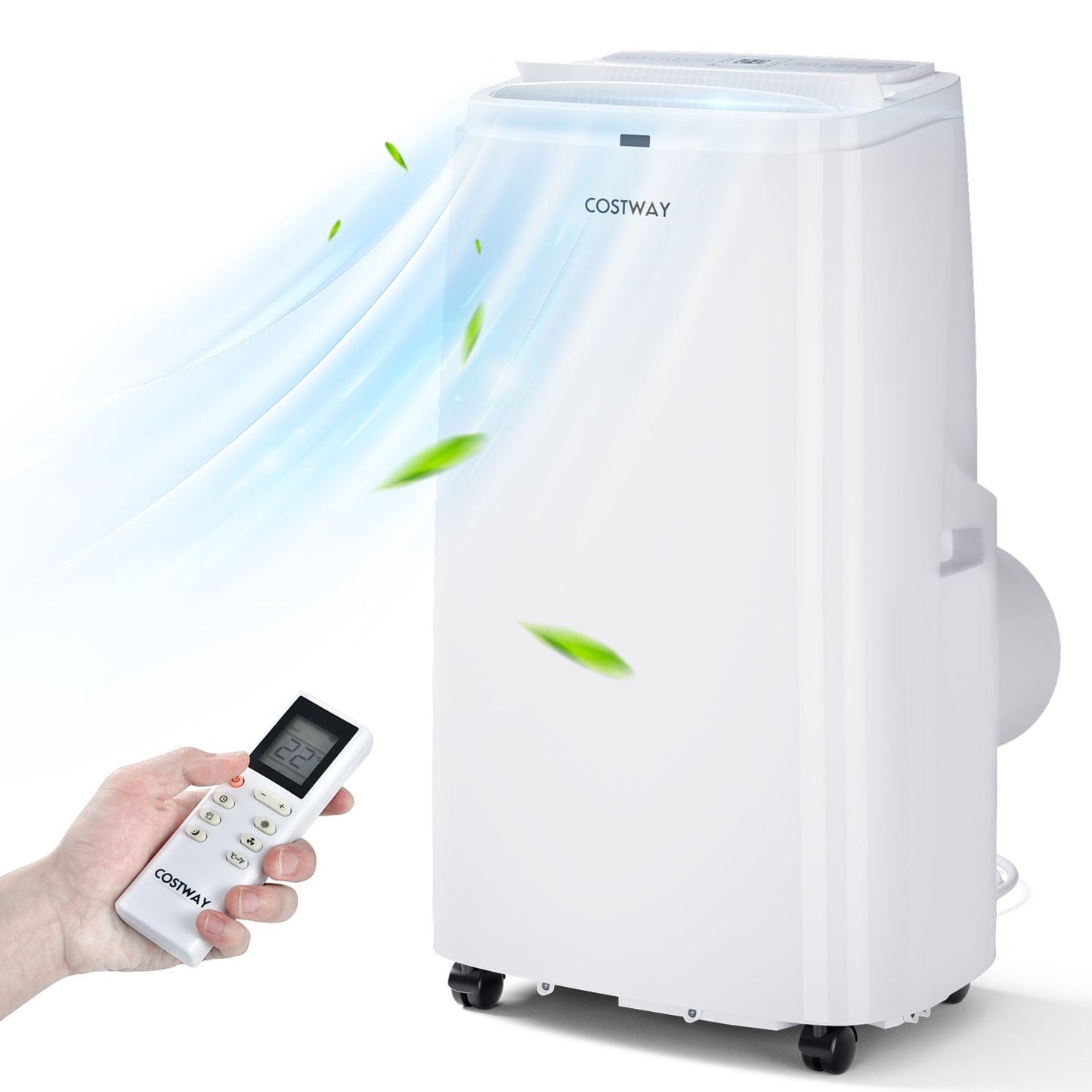 9000/12000 BTU Portable Air Conditioner with Remote Control