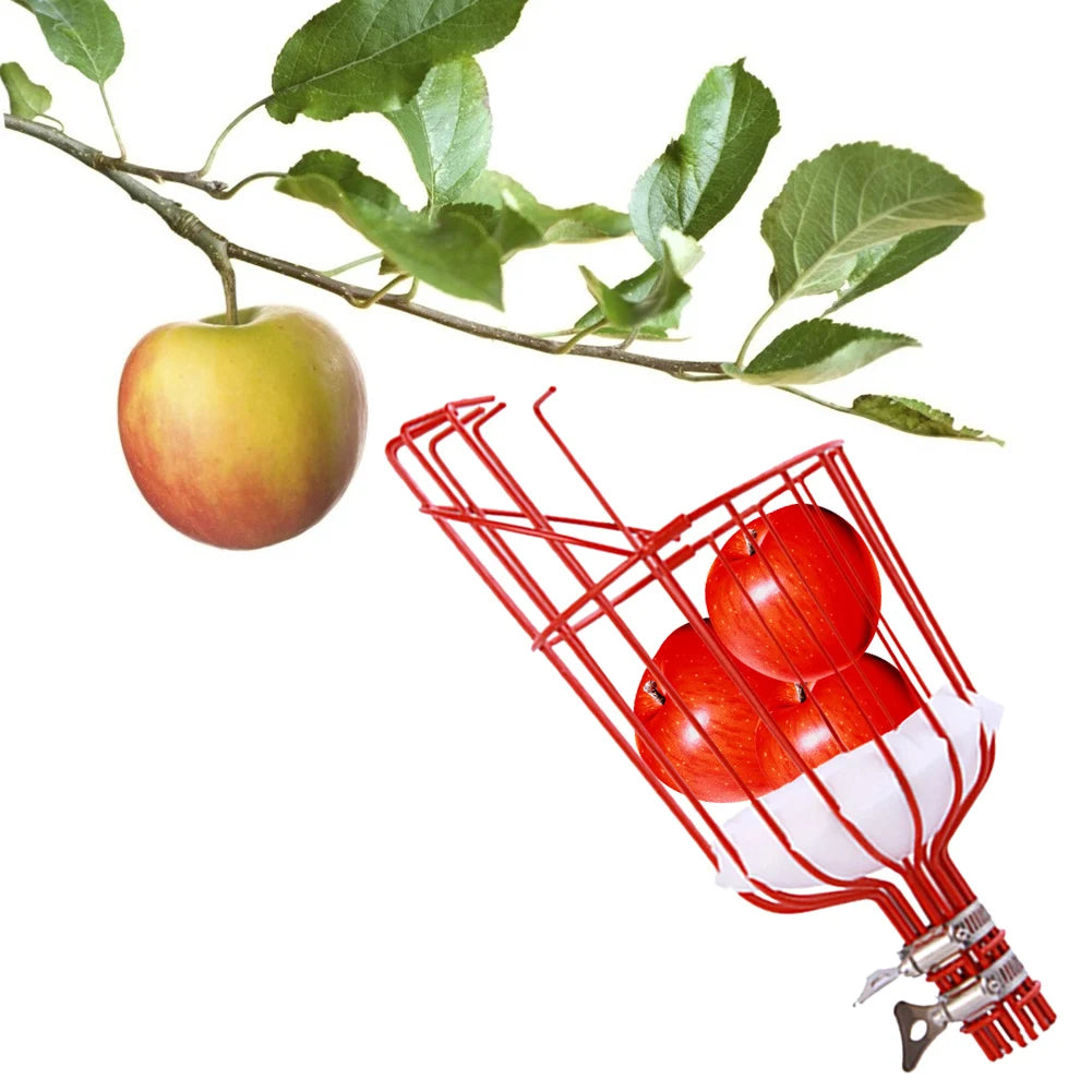 Fruit Pickers Removable Gardening Apple Pear Peach Fruits Collection Picking Head Fruit Catcher Device Greenhouse Garden Tools