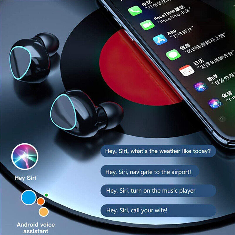 Wireless Bluetooth TWS Earphones with Mini In-Ear Pods for iPhone and Android