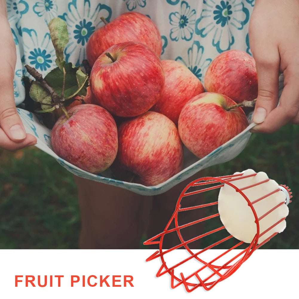 Metal Fruit Picker Practical Multi-Functional Classic Texture Gardening Apples Pears Peaches Oranges Fruits Garden Tools