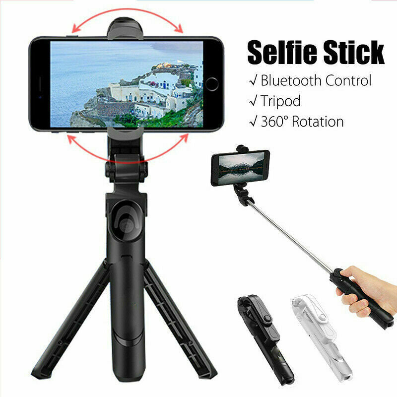 Fit Telescopic Selfie Stick Bluetooth Tripod Monopod Phone Holder