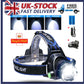 T6 Headlamp Rechargeable 350000LM LED Zoom Headlight Head Torch USB Line New UK