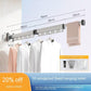 Suction Cup Folding Clothes Hanger Indoor Home Balcony Aluminum Retractable Drying Rack No Punching Folding Clothes Hanger