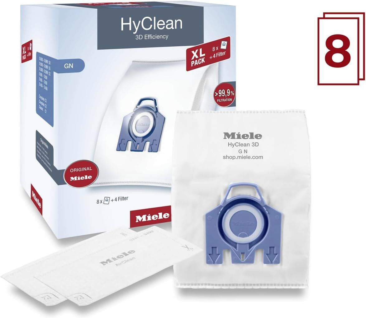 Miele XL Pack Hyclean 3D GN, Vacuum Cleaner Bags