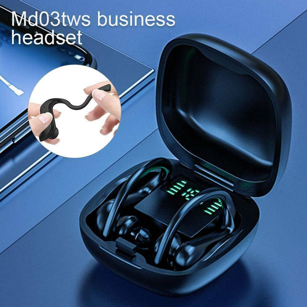 TWS Wireless Bluetooth Earphones Headphones Sports Ear Hook Running Bass Earbuds