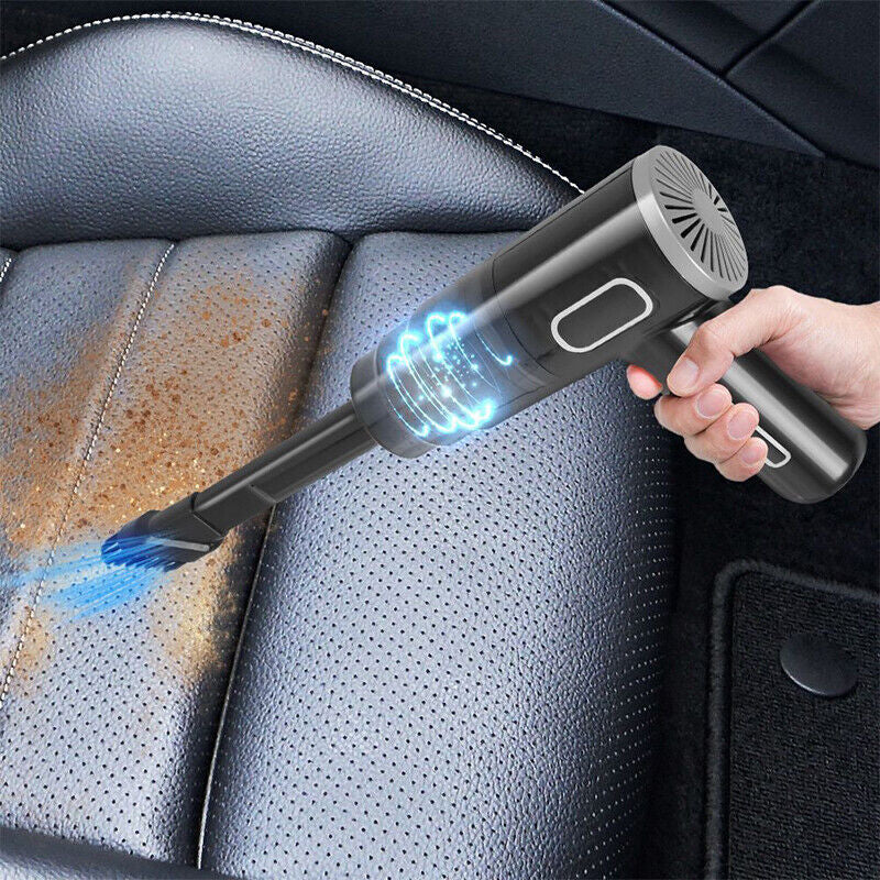 Wireless Vacuum Cleaner Car Handheld Vaccum Mini Power Suction USB Rechargeable