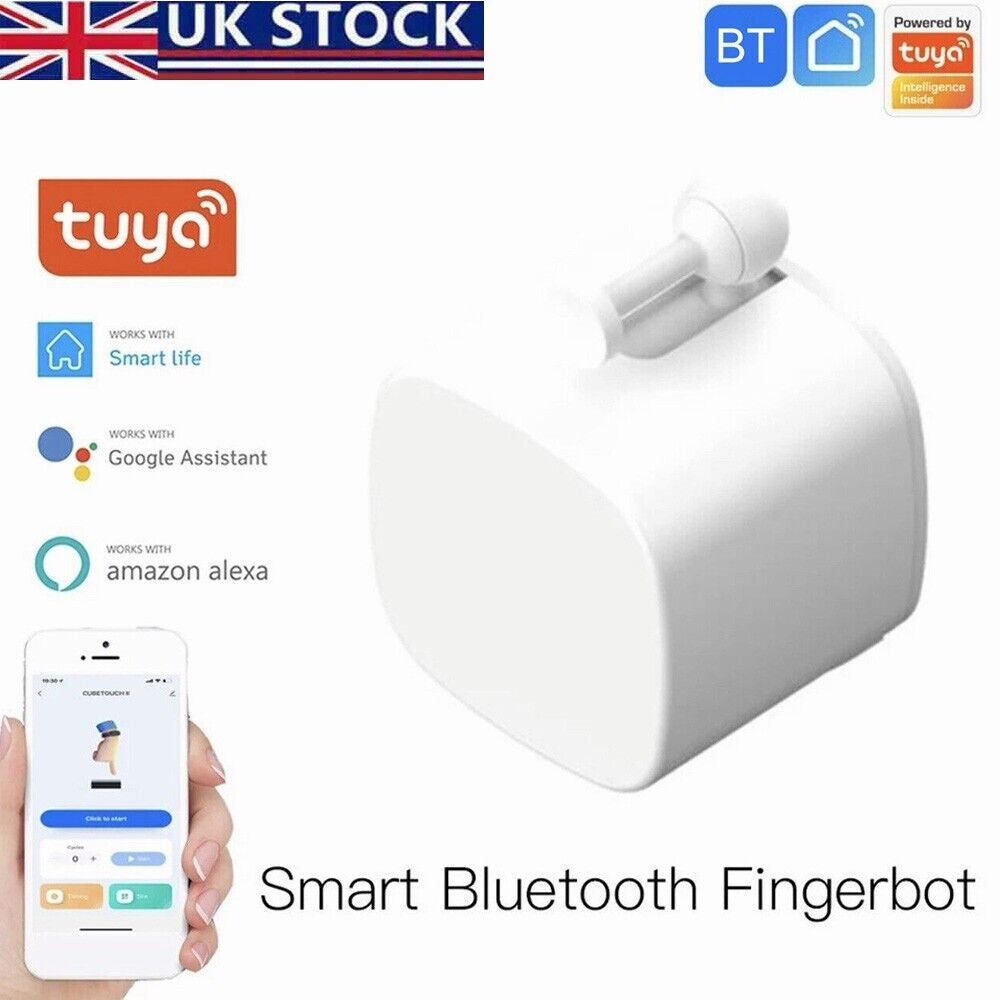 Bluetooth Smart Fingerbot Switch Wireless Button Pusher for Alexa Google App UK