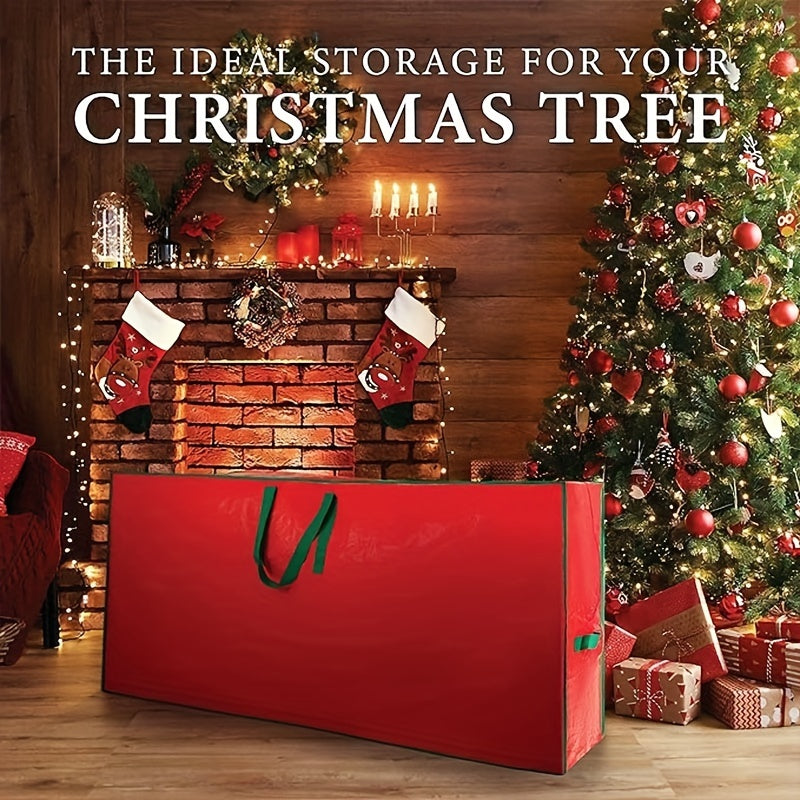 Extra-Large & Heavy-Duty Christmas Tree Storage Bag – Foldable, Lightweight, Zippered Organizer with Handles for Easy Storage