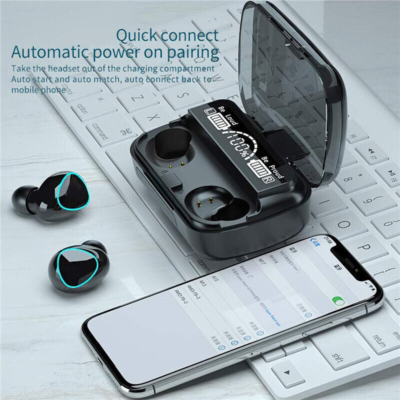 Wireless Bluetooth TWS Earphones with Mini In-Ear Pods for iPhone and Android