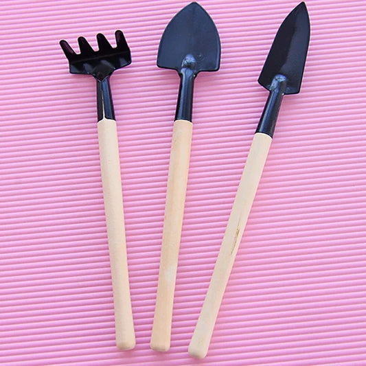 3Pcs Portable Mini Plant Tools Rake Planter Shovel Soil Scoop Plant Pots Decorative Planting Pots Garden Supplies Plant Tool