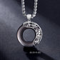 Zodiac Necklace Male Hip Hop Obsidian