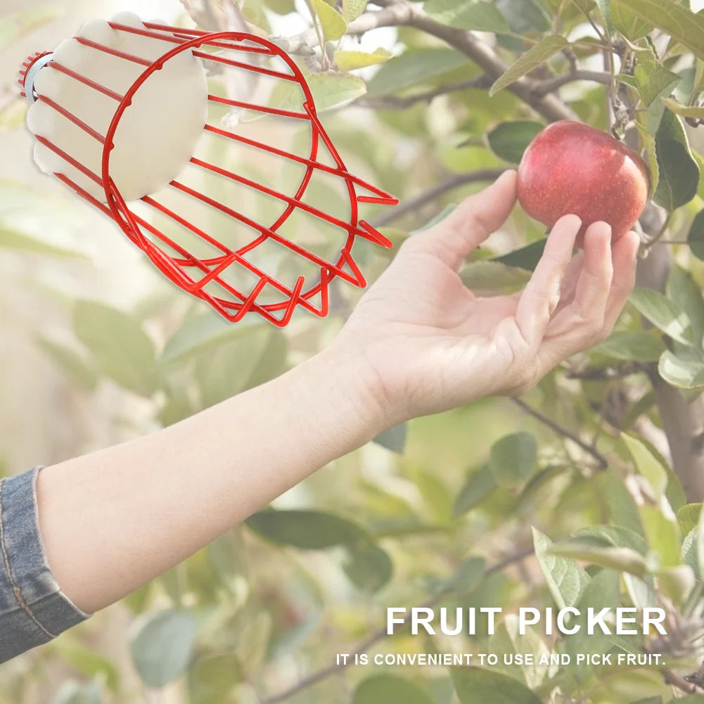 Metal Fruit Picker Practical Multi-Functional Classic Texture Gardening Apples Pears Peaches Oranges Fruits Garden Tools