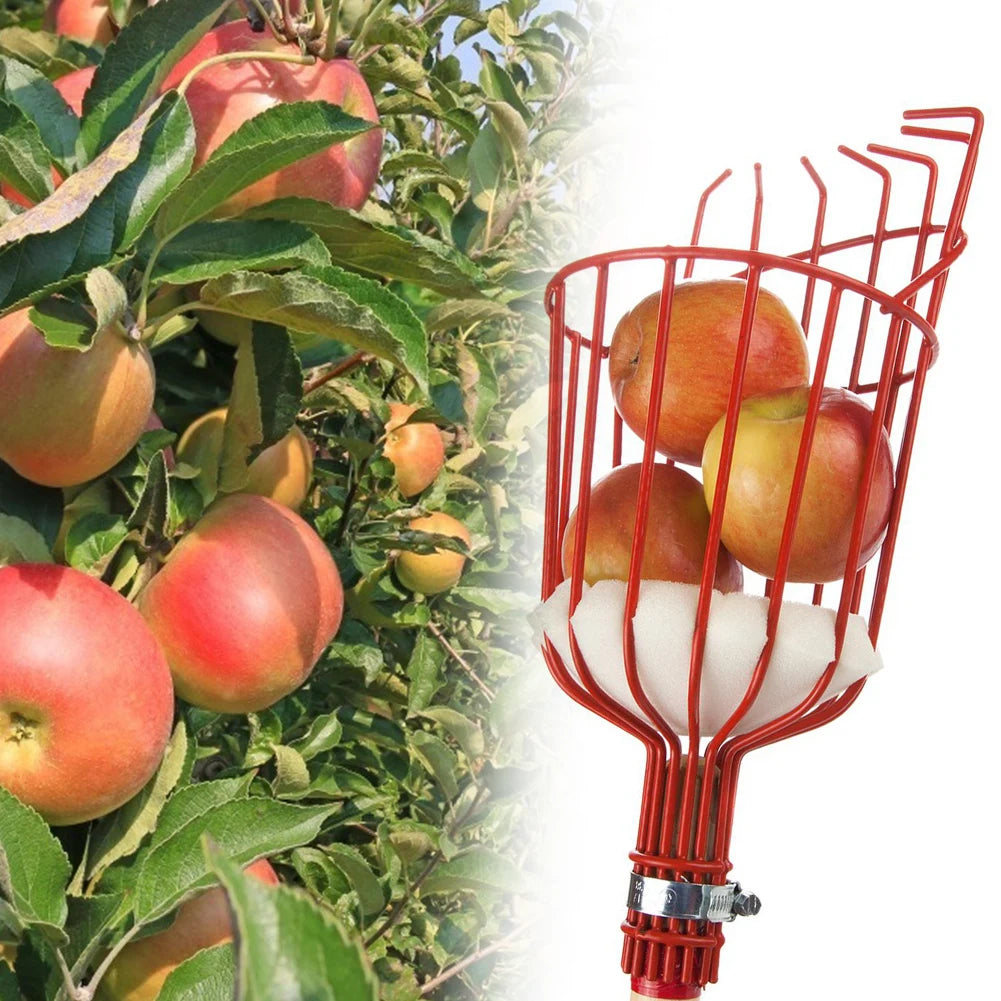 Metal Fruit Picker Practical Multi-Functional Classic Texture Gardening Apples Pears Peaches Oranges Fruits Garden Tools