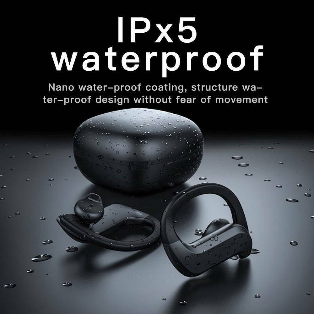 TWS Wireless Bluetooth Earphones Headphones Sports Ear Hook Running Bass Earbuds