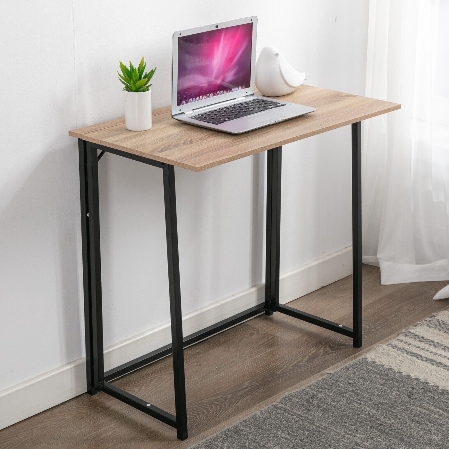 Folding Computer Desk Study Desk Writing Table Home Office Boston