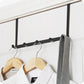 Bedroom Hooks Over The Door 5 Hooks Home Bathroom Organizer Rack Clothes Coat Hat Towel Hanger Bathroom Kitchen Accessories