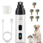 Rechargeable USB Charging Pet Dog Nail Grinders Trimmer Clippers Electric Dog Cat Paws Grooming Trimmer Hair Paw Shaver Tools