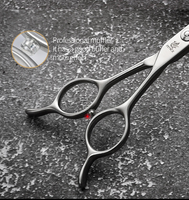 Fenice Big Super Curved Scissors 45° 6/6.5/7/7.5inch Pet Dog Grooming Scissors Pets Hair Curved Shears ножницы tijeras tesoura