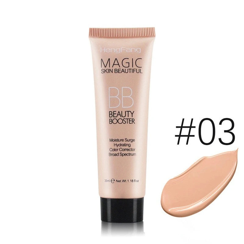 BB Cream Face Liquid Foundation Moisturizing Oil Control Brightening Skin Tone Concealer Cream Beauty Cosmetics