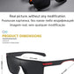 CRIXALIS Fashion Polarized Sunglasses For Men Square Oversized Anti Glare Driver Mirror Sun Glasses Women UV400 Goggles Male