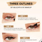 O.TWO.O Eyeliner Stamp Black Liquid Eyeliner Pen Waterproof Fast Dry Double-ended Eye Liner Pencil Make-up for Women Cosmetics