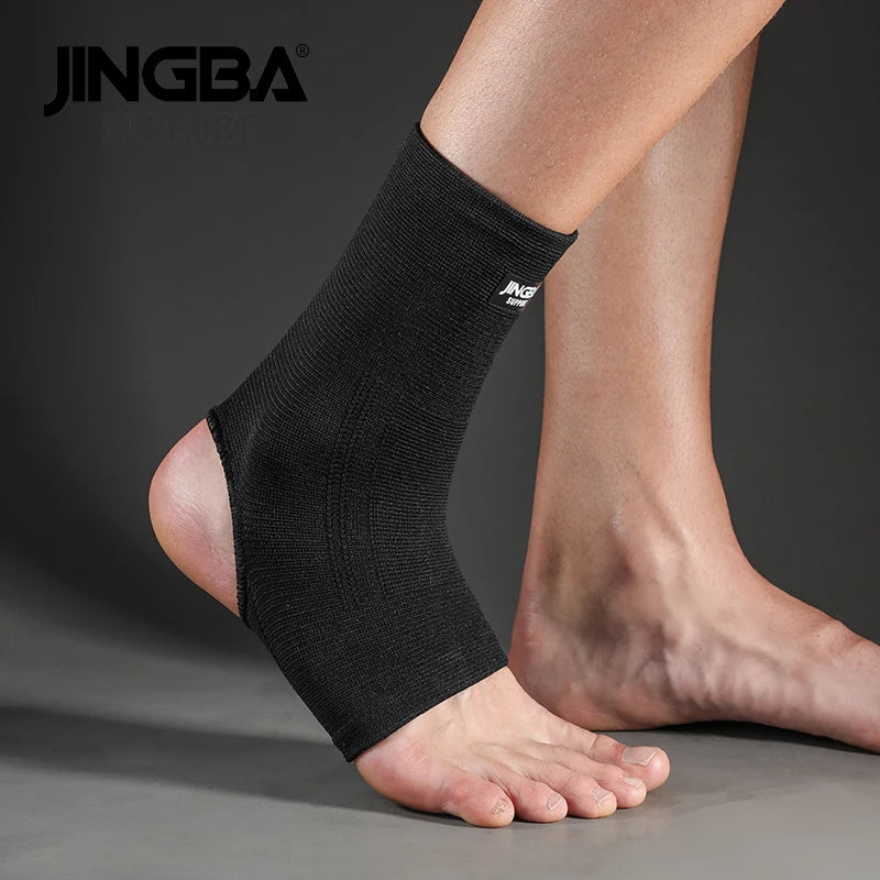 JINGBA SUPPORT 1 件装运动护具足球护踝篮球护踝尼龙脚踝加压支撑