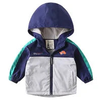 New Kids Padded Coat Boys Hooded Outerwear Girls Warm Jacket Autumn Winter Children Clothing Baby Fashion Zipper Clothing 3-8Y