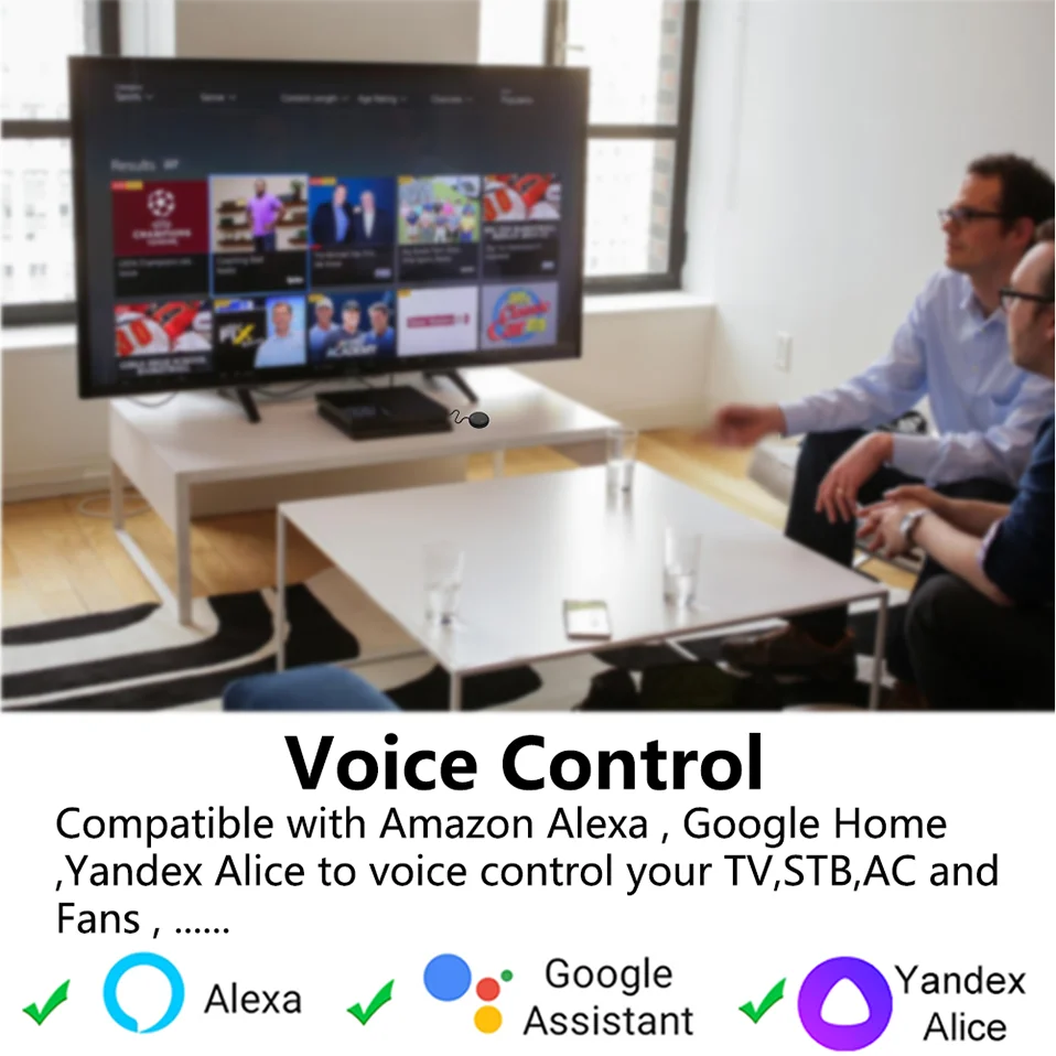 Tuya WiFi  IR Remote Control for Smart Home for TV Air Condition works with Alexa Google Home Yandex Alice