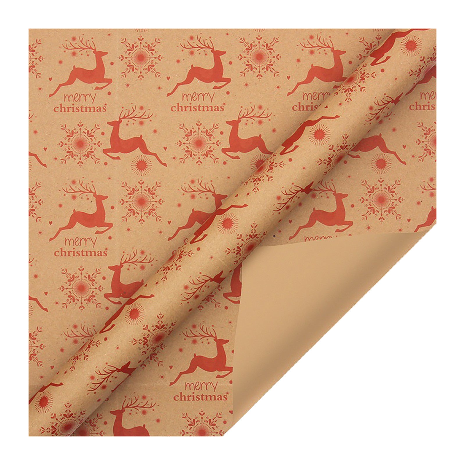 1PCs Single-sided Christmas Wrapping Paper Classic Santa Claus Patterns Artware Packing Paper Christmas Decoration 70cmX50cm#02