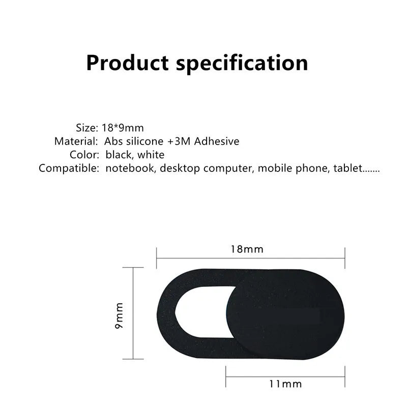 webcam cover For laptops iPad PC Tablet Shutter Magnet Slider mobile phone lens camera Cover Macbook lenses Privacy Sticker