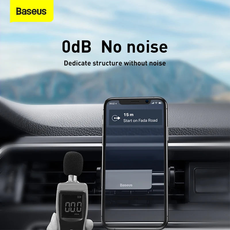 Baseus Car Phone Holder For iPhone 14 13 Pro Samsung S22 Xiaomi Huawei Auto Air Vent Mount Holder Smartphone GPS Support Stand