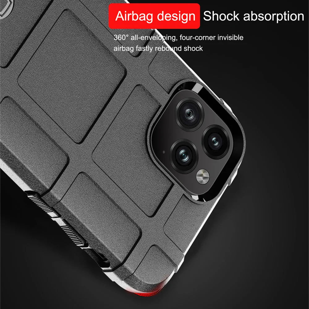 Shockproof Rugged Phone Case for Apple iPhone 15 16 Pro Max 13 12 Mini 11 Xr Xs 14 Plus Soft Silicone Protective armor Cover