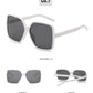 Black Square Oversized Sunglasses Women Big Frame Colorful Sun Glasses Female Mirror Oculos Unisex Gradient Hip Hop Shades