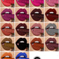 QIBEST Brand 34 Colors Waterproof Matte Nude Lipstick Lipkit Pigment Dark Red Black Long Lasting Lip Gloss Women Makeup Lipgloss