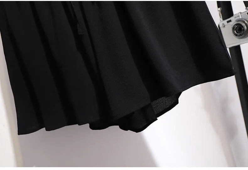 Plus Size 6XL 150KG Women Chiffon Shorts new arrival casual summer hot sale women shorts Casual Black White Shorts