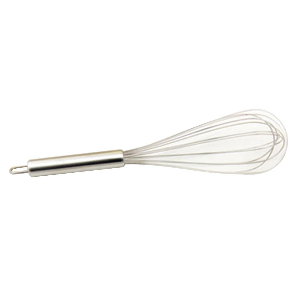 8/10/12 inches Stainless Steel Balloon Wire Whisk Manual Egg Beater Mixer Kitchen Baking Utensil Milk Cream Butter Whisk Mixer