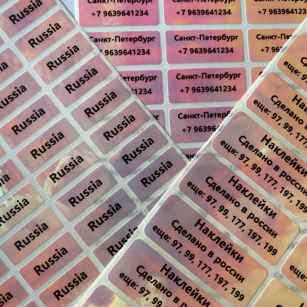 3Size Pink Custom Name Stickers Waterproof Personal Office Supplies Tags Labels Children Scrapbook School Stationery Sticker Set