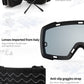 Copozz Magnetic Polarized Ski Goggles Anti-Fog Winter Double-Layers UV400 Protection Men Ski Glasses Eyewear with Lens Case Set