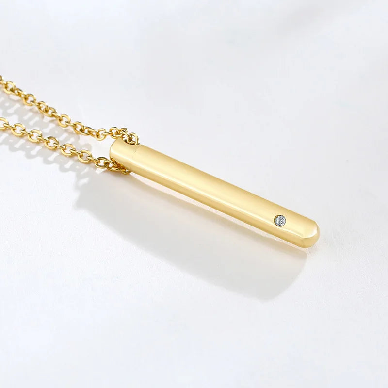 Vnox Hollow Pill Necklace by Bulbusbow