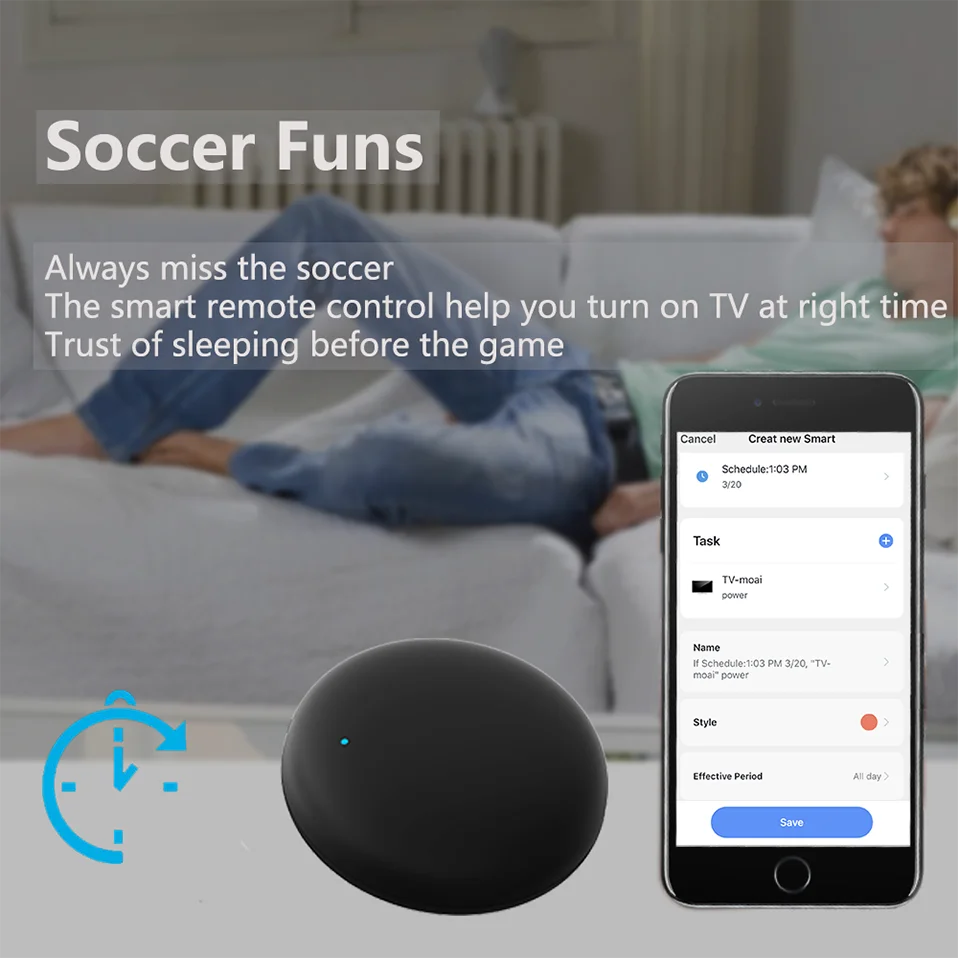 Tuya WiFi  IR Remote Control for Smart Home for TV Air Condition works with Alexa Google Home Yandex Alice