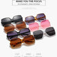 Black Square Oversized Sunglasses Women Big Frame Colorful Sun Glasses Female Mirror Oculos Unisex Gradient Hip Hop Shades