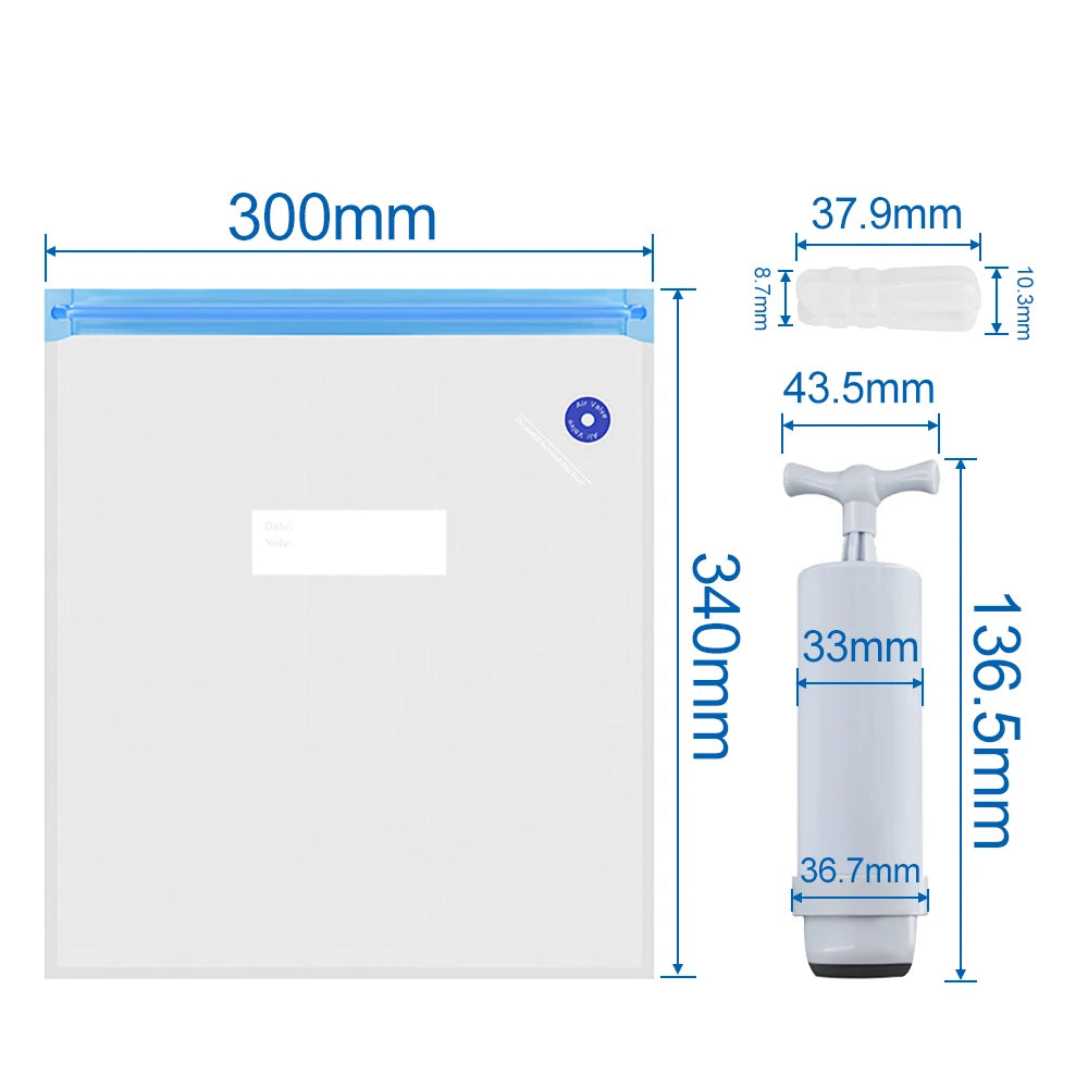 KINGROON PLA ABS TPU 真空袋 耗材储存袋 3D 打印机耗材干燥机 保管防潮 3D 打印机零件